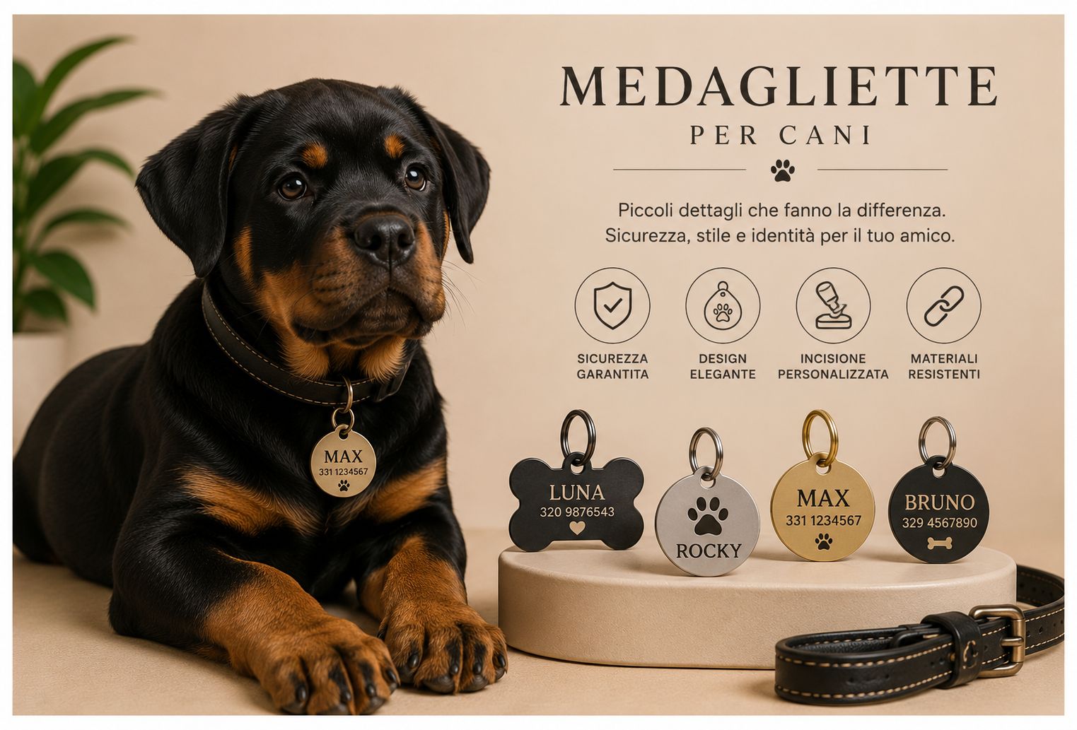 Medagliette per Cani