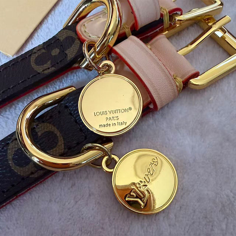 Set Collare e Guinzaglio per Cani Elegante