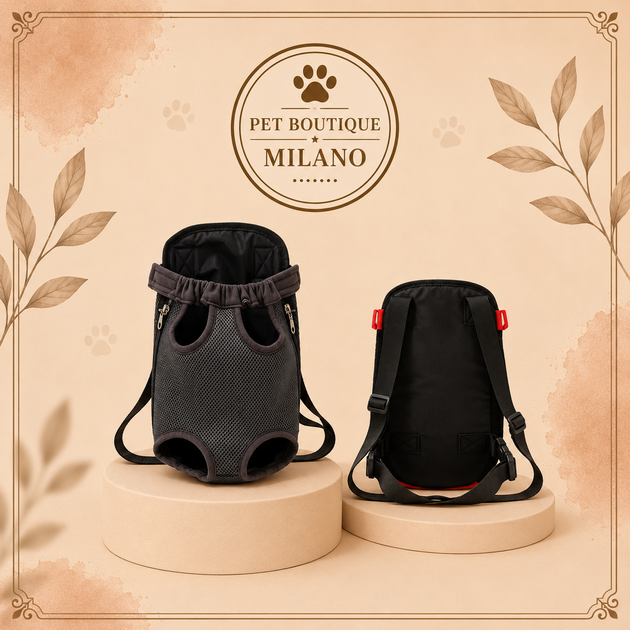 Zaino Trasportino per Cani Piccola Taglia – Traspirante Outdoor Regolabile