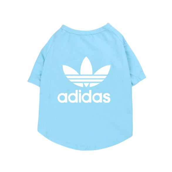 T-shirt per cani in cotone con 3 strisce