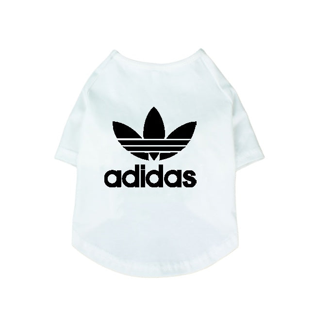 T-shirt per cani in cotone con 3 strisce