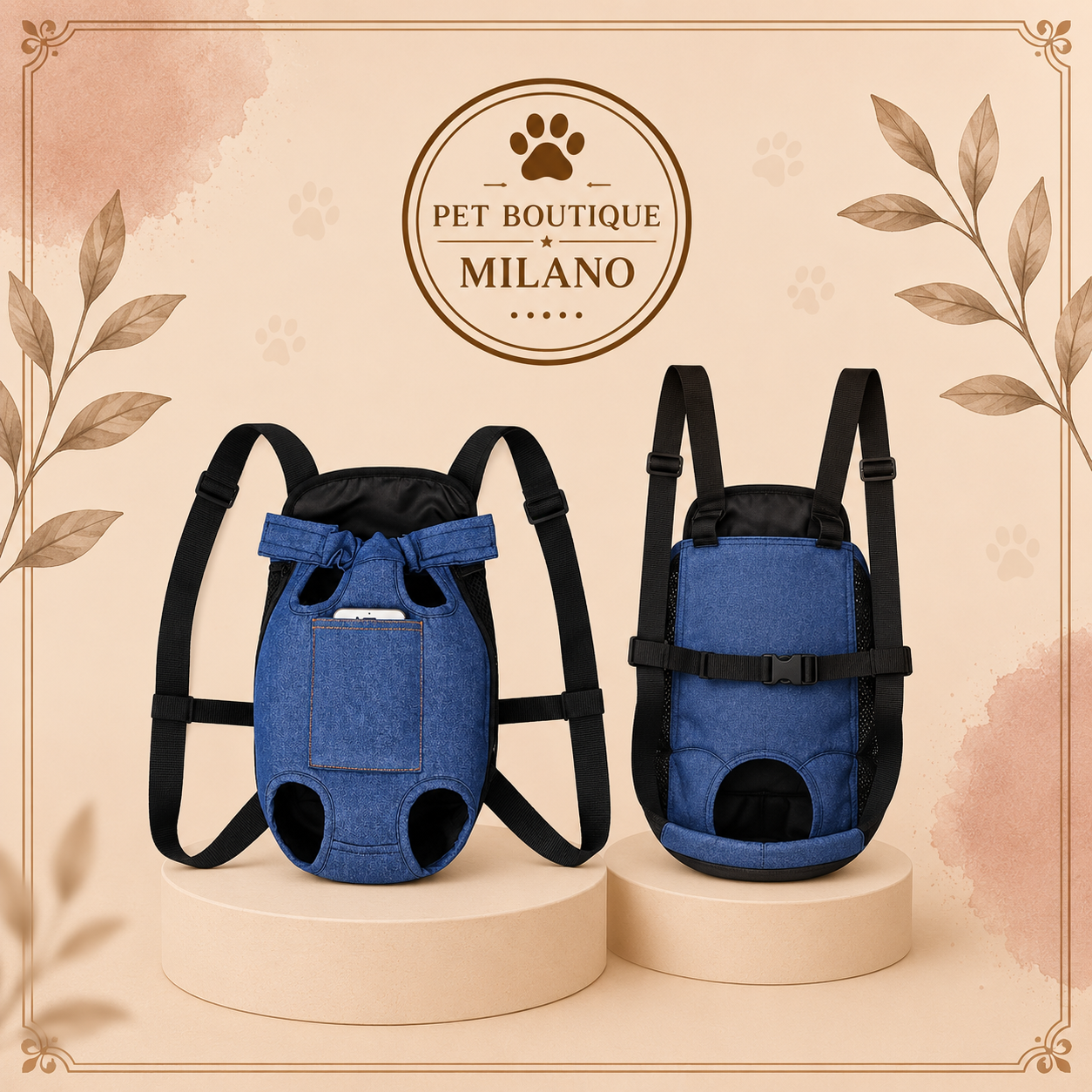 Zaino Trasportino per Cani Piccola Taglia – Traspirante Outdoor Regolabile