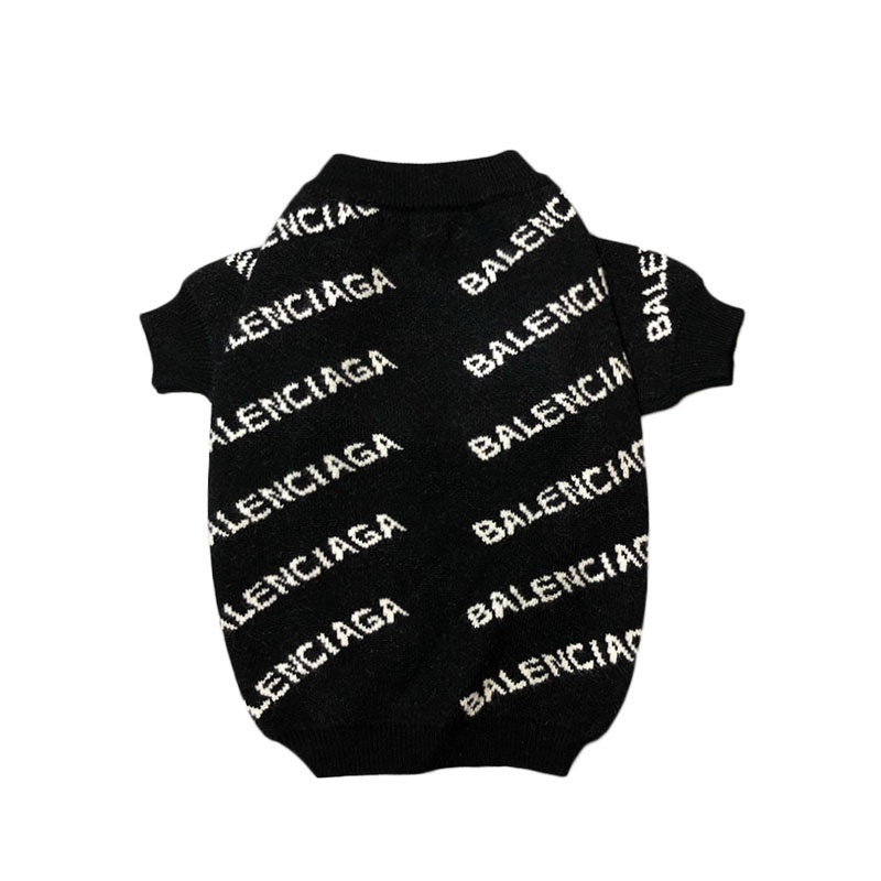 Maglione per cani stampe con lettere