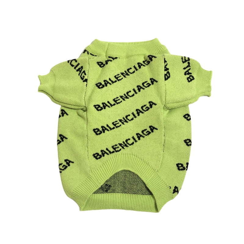 Maglione per cani stampe con lettere