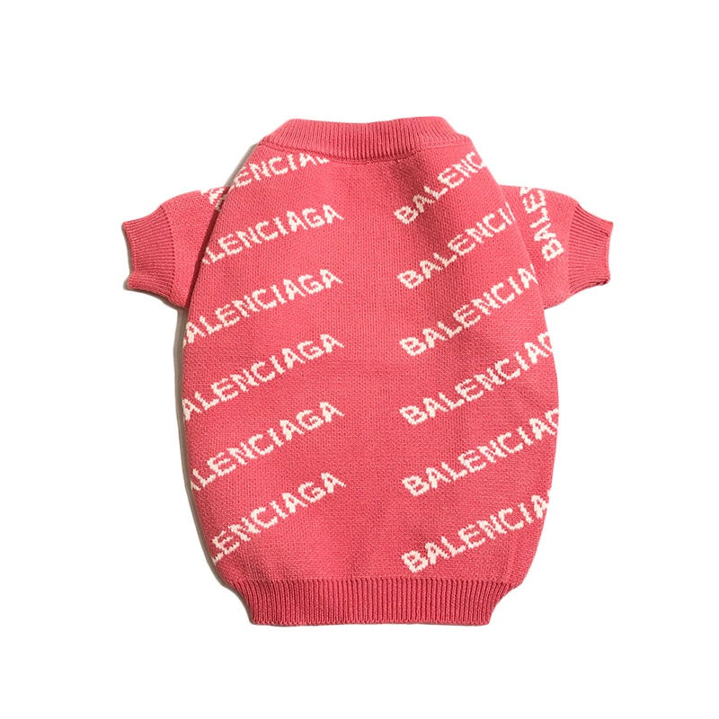 Maglione per cani stampe con lettere
