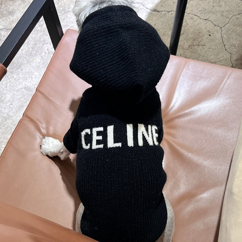 Maglione con cappuccio per cani