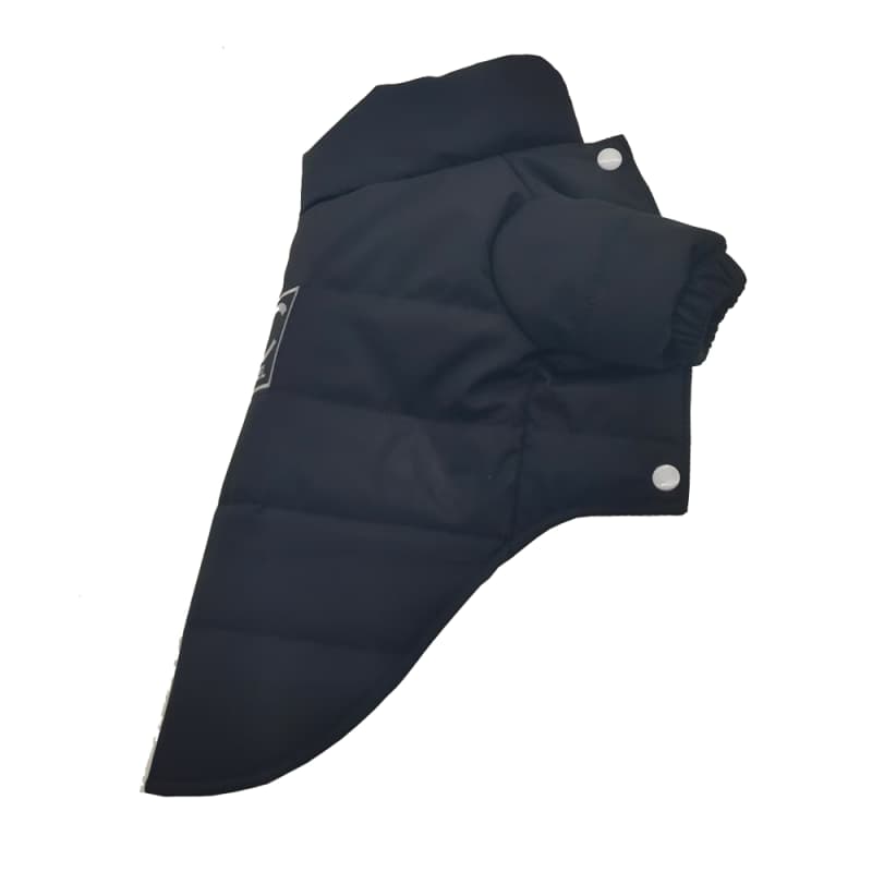 Giacca Black per cani con stampa classica