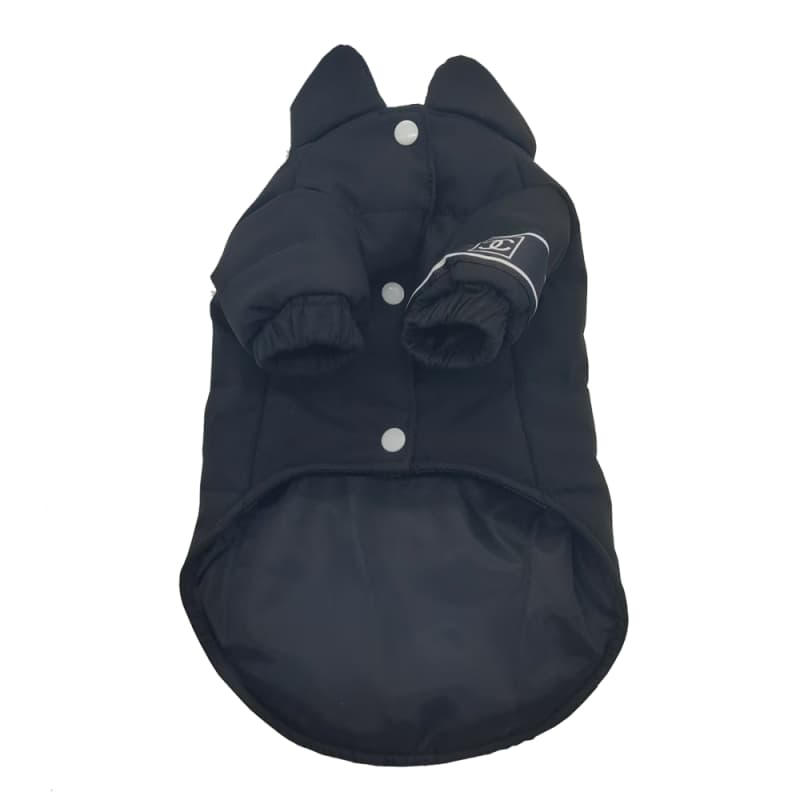 Giacca Black per cani con stampa classica