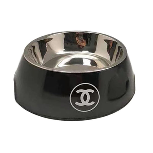 Ciotola per Cani in Melamina con Ciotola Interna in Acciaio Inox