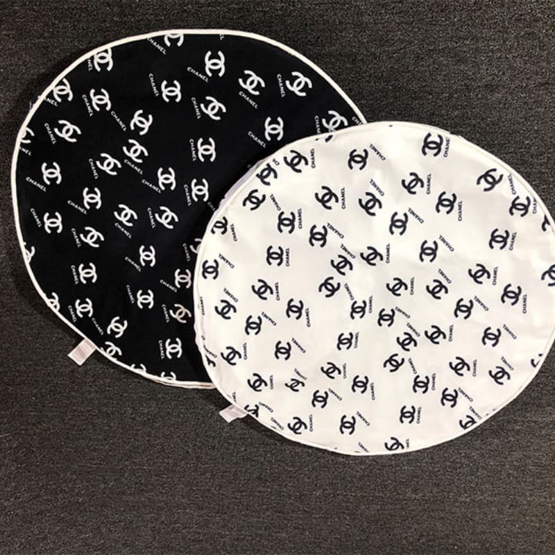 Cuscino rotondo con monogramma per cani