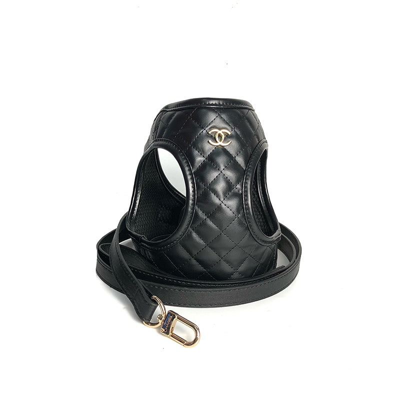 Pettorina Luxury Trapuntata con Guinzaglio Coordinato