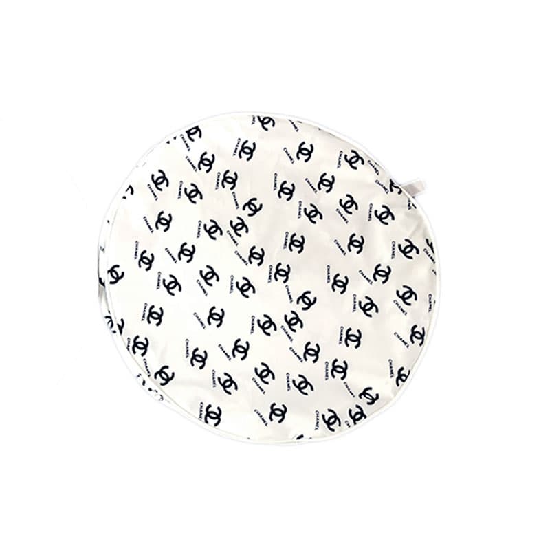 Cuscino rotondo con monogramma per cani