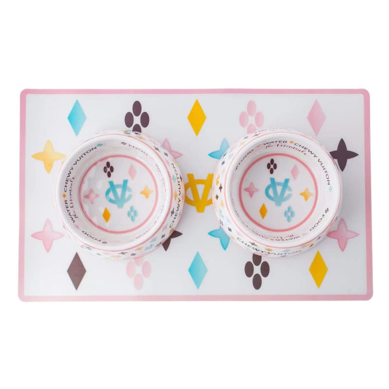 Set Ciotole per Cani con Tappetino – Design Elegante
