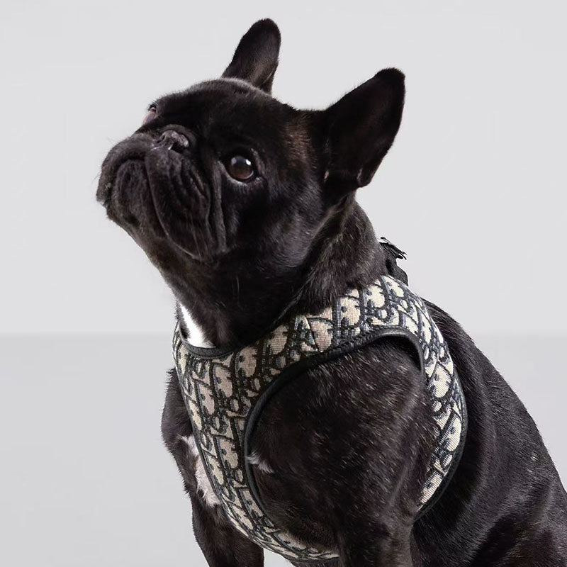 Pettorina Elegance Monogram™ Blu Luxury per Cani