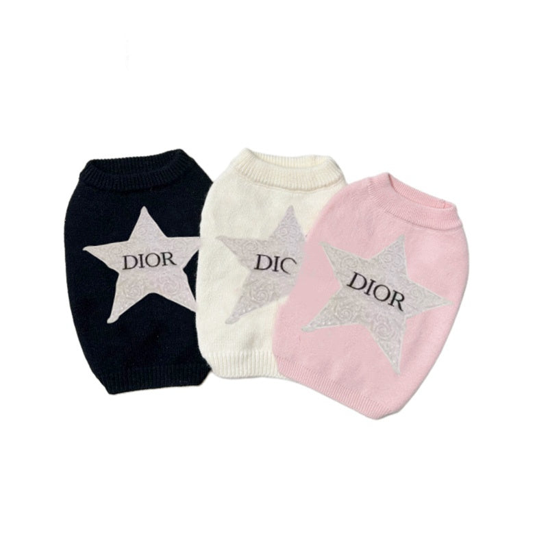 Maglione per cani ricamato con logo iconico