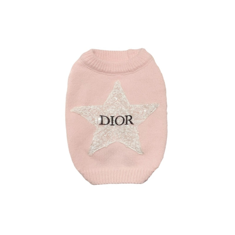 Maglione per cani ricamato con logo iconico