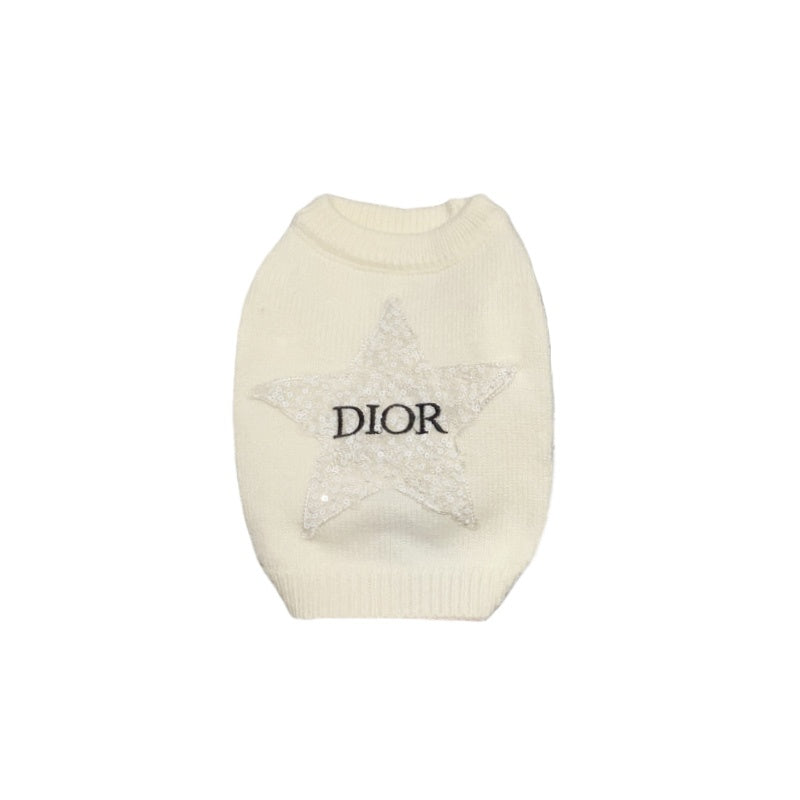 Maglione per cani ricamato con logo iconico