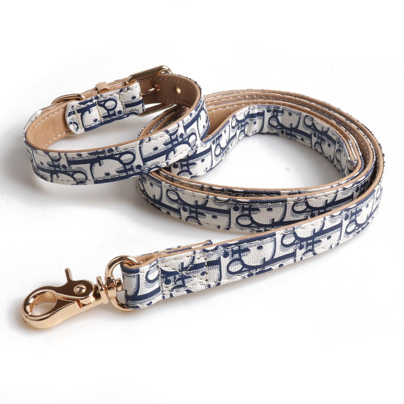 Set Collare e guinzaglio per cani in 3 colori