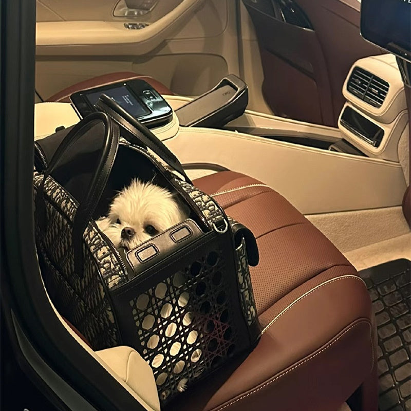 Trasportino Borsa Premium per Cani con Ventilazione in Rete