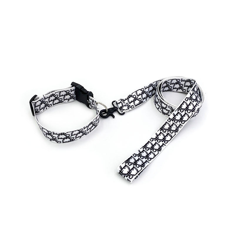 Set collare e guinzaglio Oblique per cani
