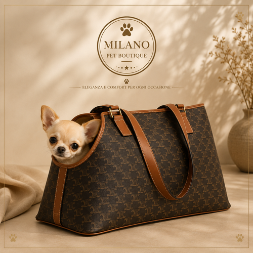 Borsa Luxury Trasporto Cane Celina Bag Premium – Milano Pet Boutique
