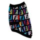 T-shirt per cani con monogramma colorato