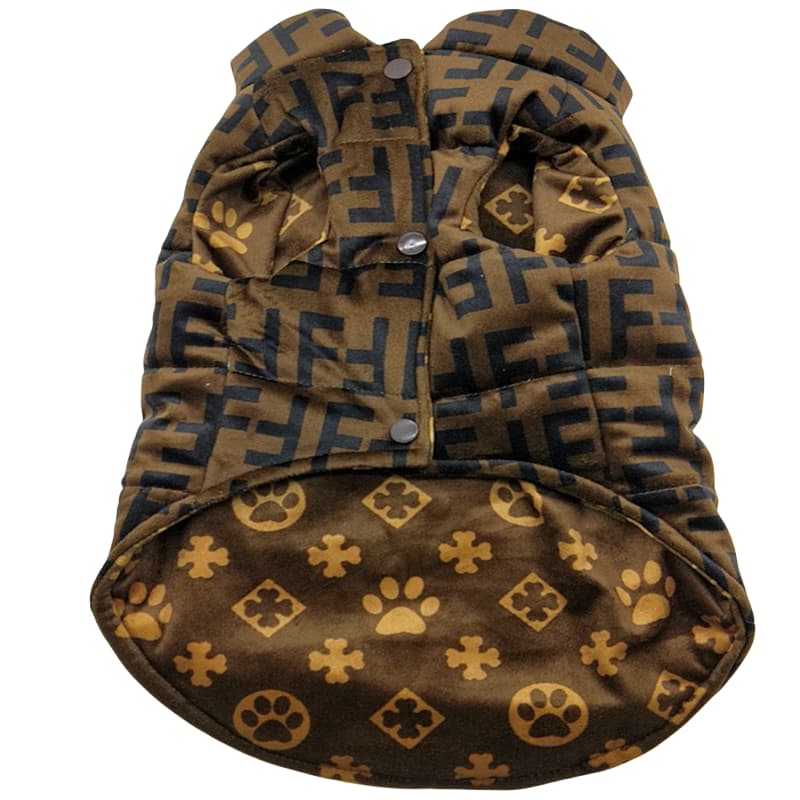 Giacca reversibile per cani FF Monogram