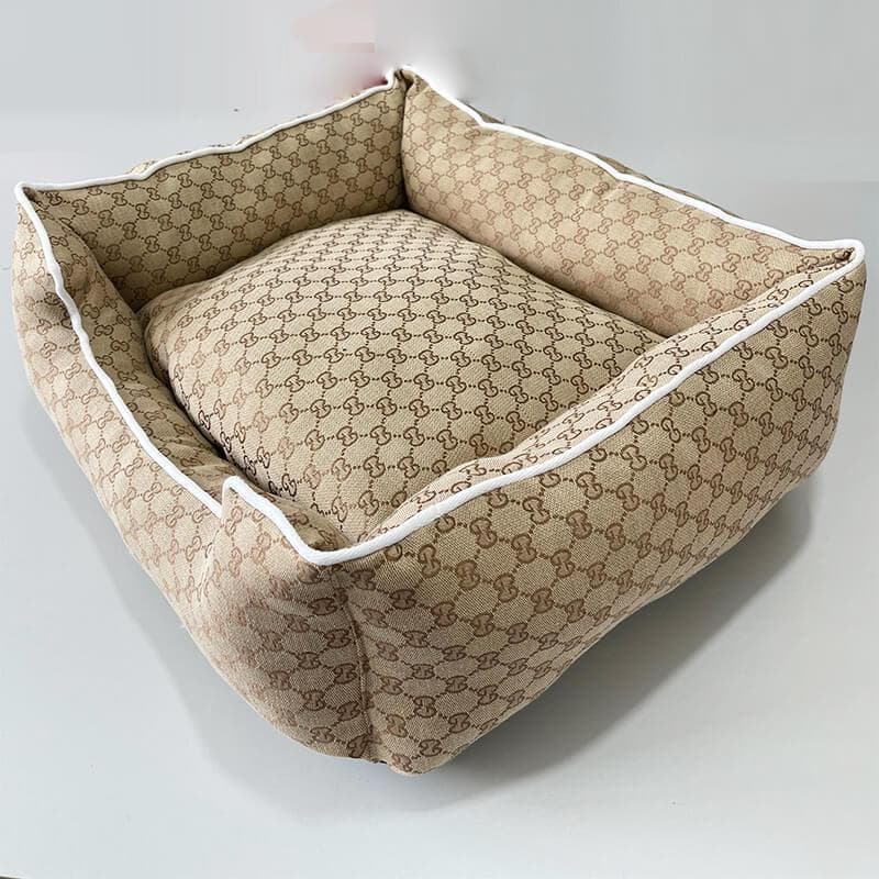 Cuccia per cani con monogramma GG