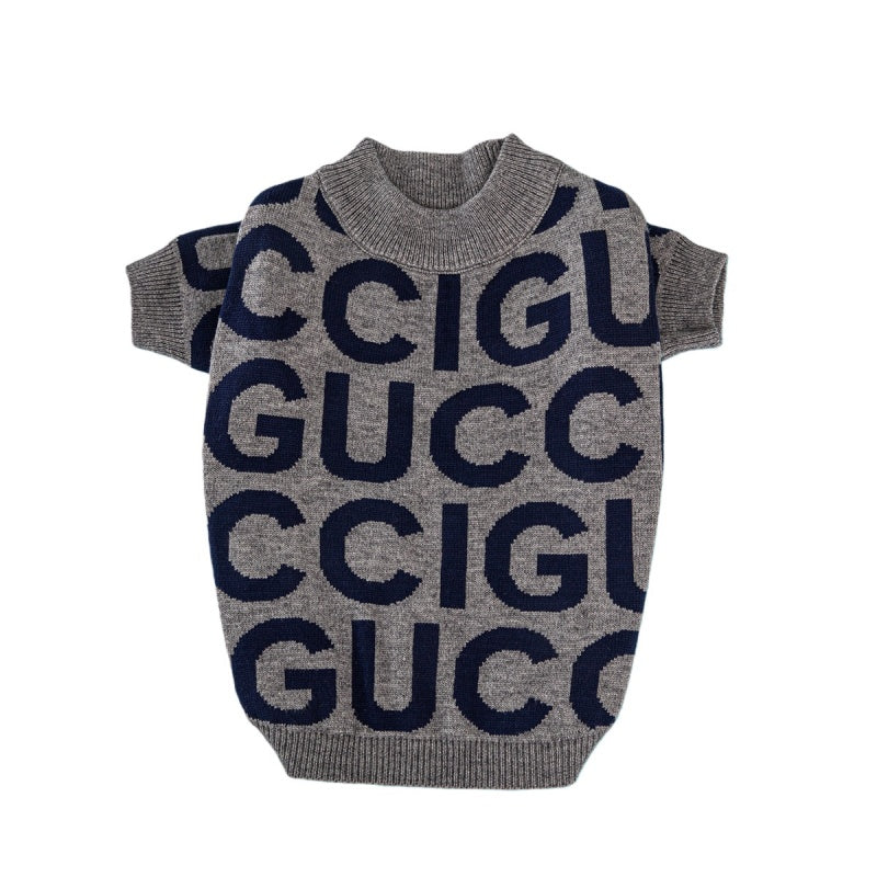 Maglione per cani firmato Logo-Mania