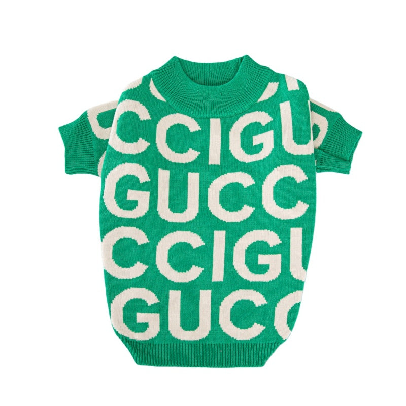 Maglione per cani firmato Logo-Mania