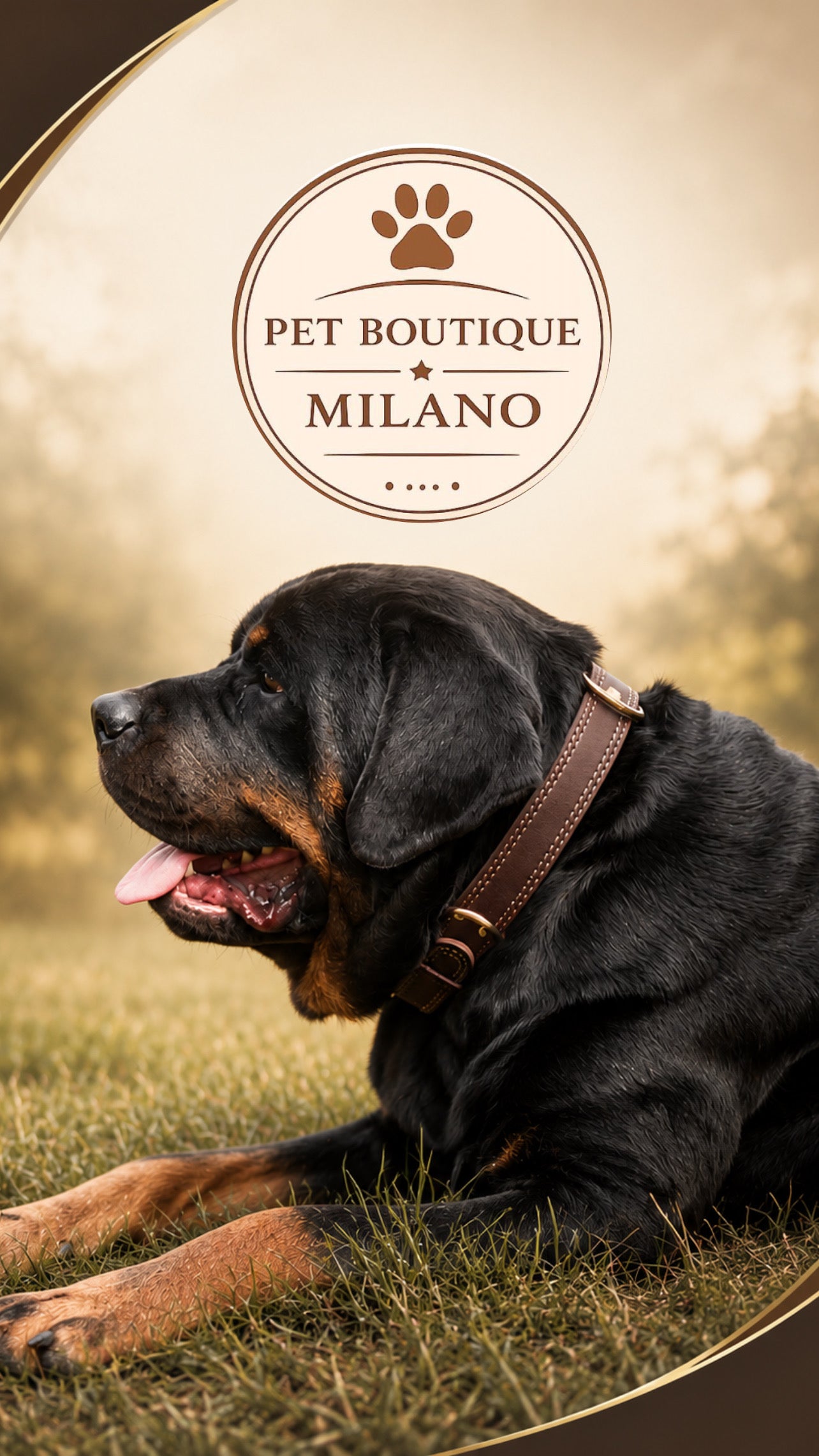 Collare per Cane in Ecopelle Regolabile Elegante e Resistente
