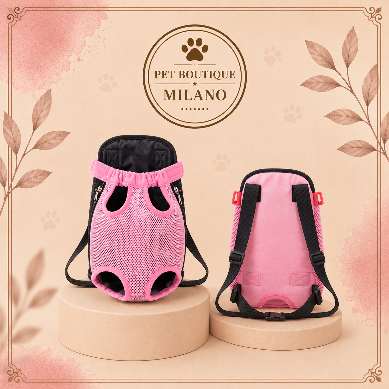 Zaino Trasportino per Cani Piccola Taglia – Traspirante Outdoor Regolabile