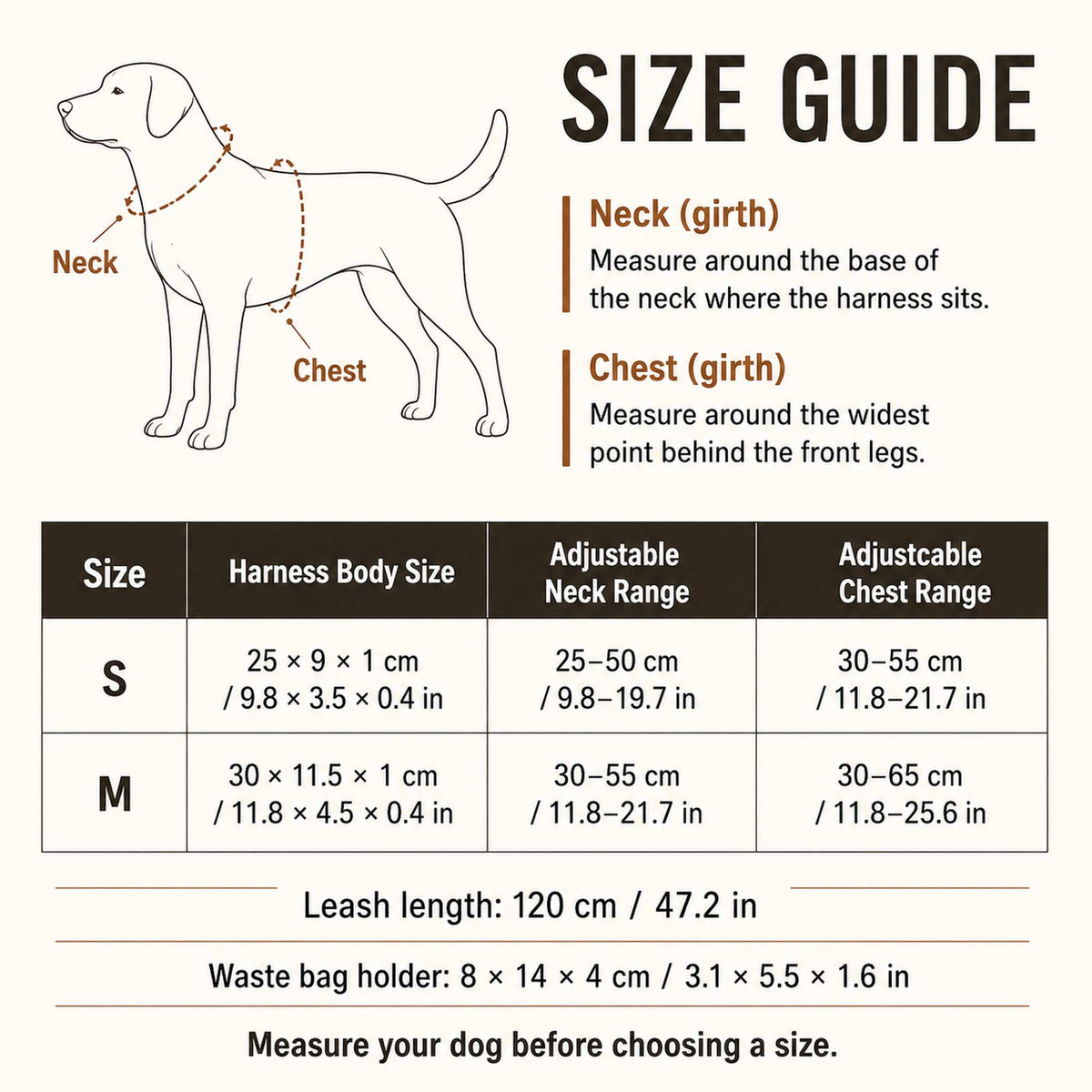 Set Pettorina Guinzaglio e porta sacchetti per cani Luxury