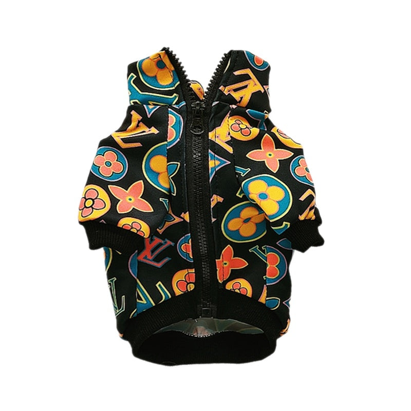 Giacca per cani LV Monogram Color Splash