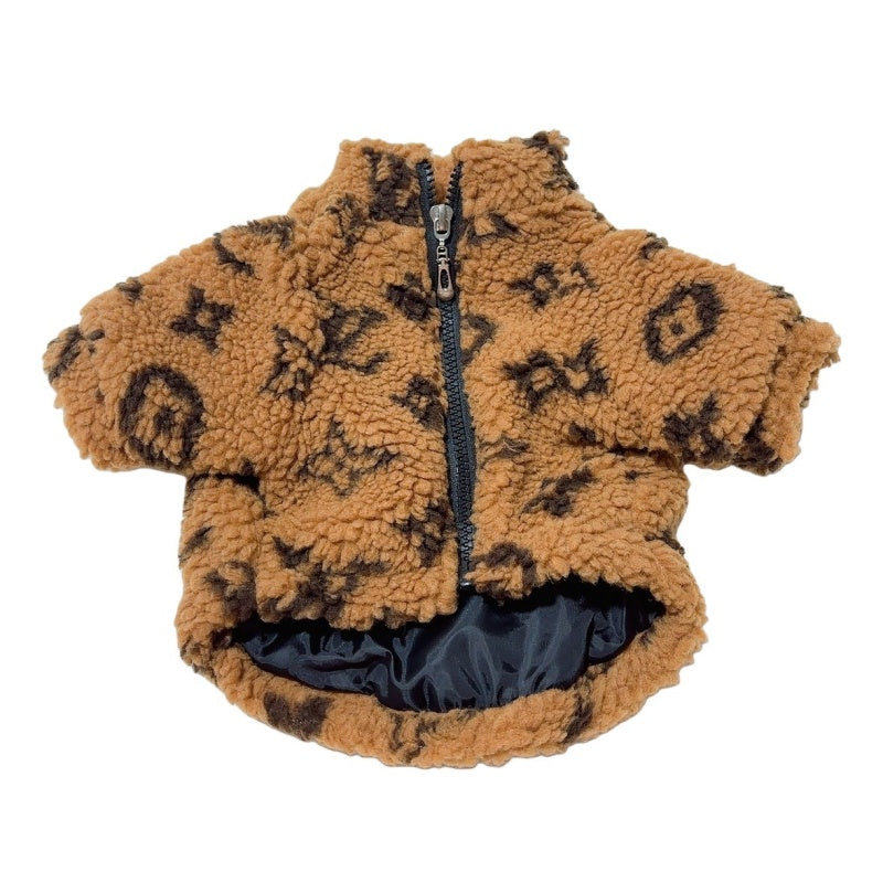 Giacca in stile sherling LV