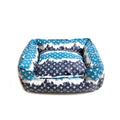 Cuccia per cani con design ad acquerello