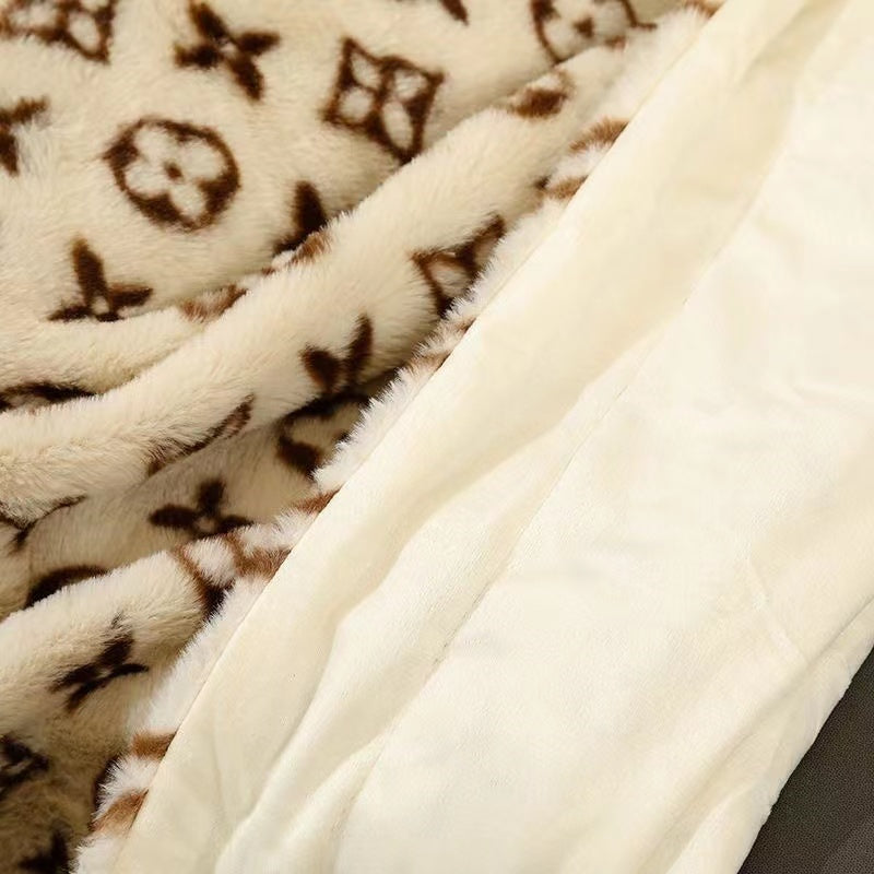 Coperta per cani con monogramma LV per un comfort elegante