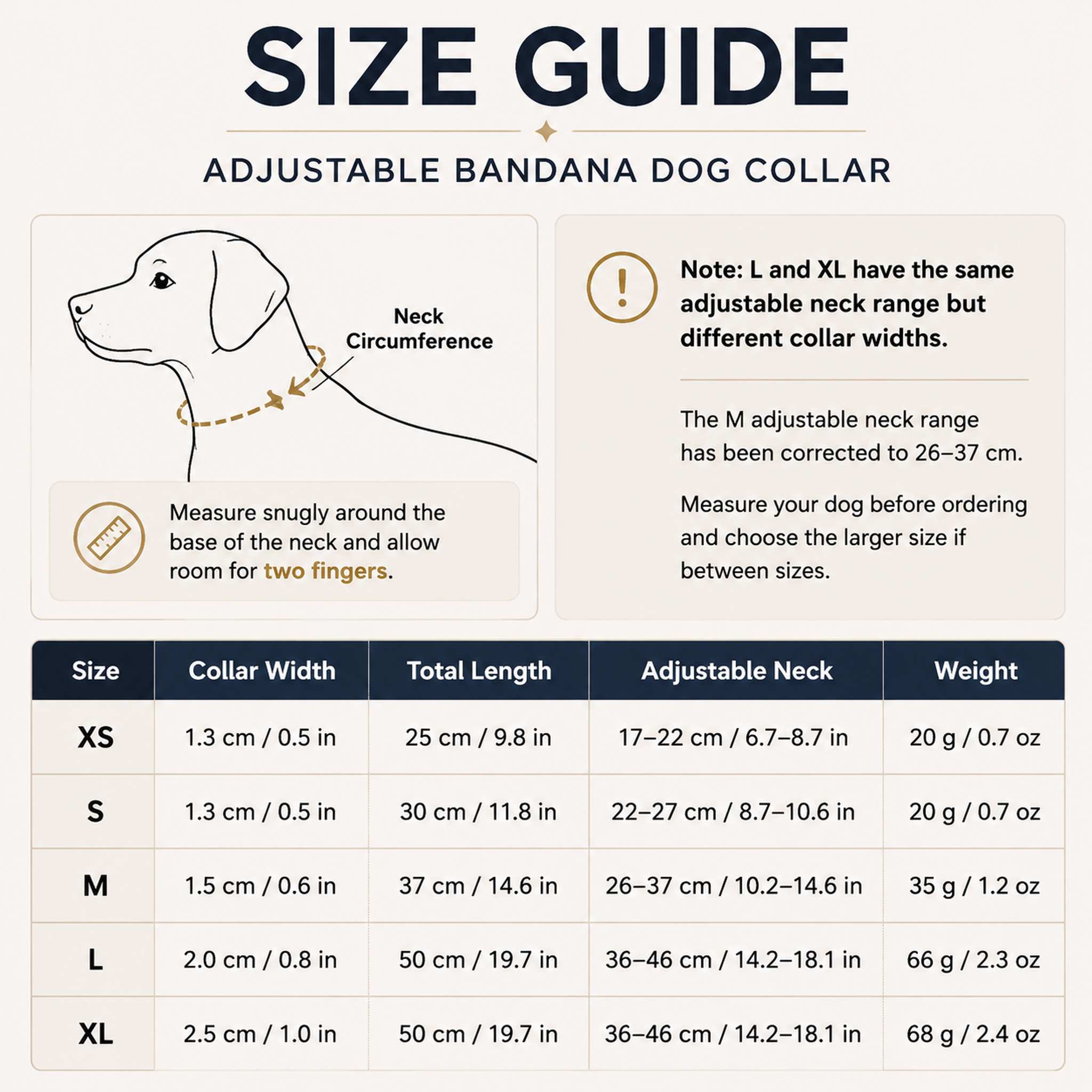 Collare con Bandana per cani LV