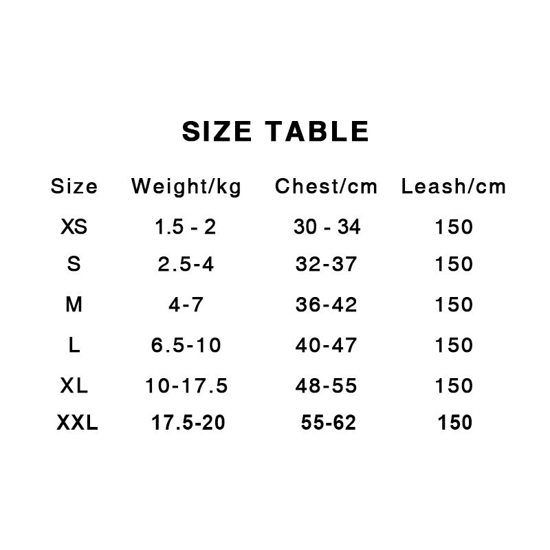 Set Pettorina e guinzaglio per cani Imbottita