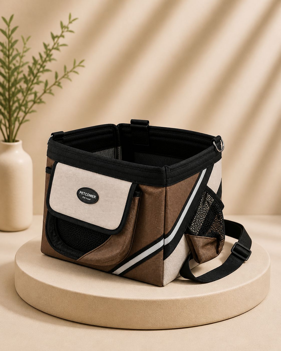 Borsa Porta Cane per Bicicletta – Cestino Anteriore Rimovibile Sicuro e Traspirante