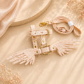 Pettorina Angel Wings per Cani – Elegante con Ali Decorative e Guinzaglio Abbinato