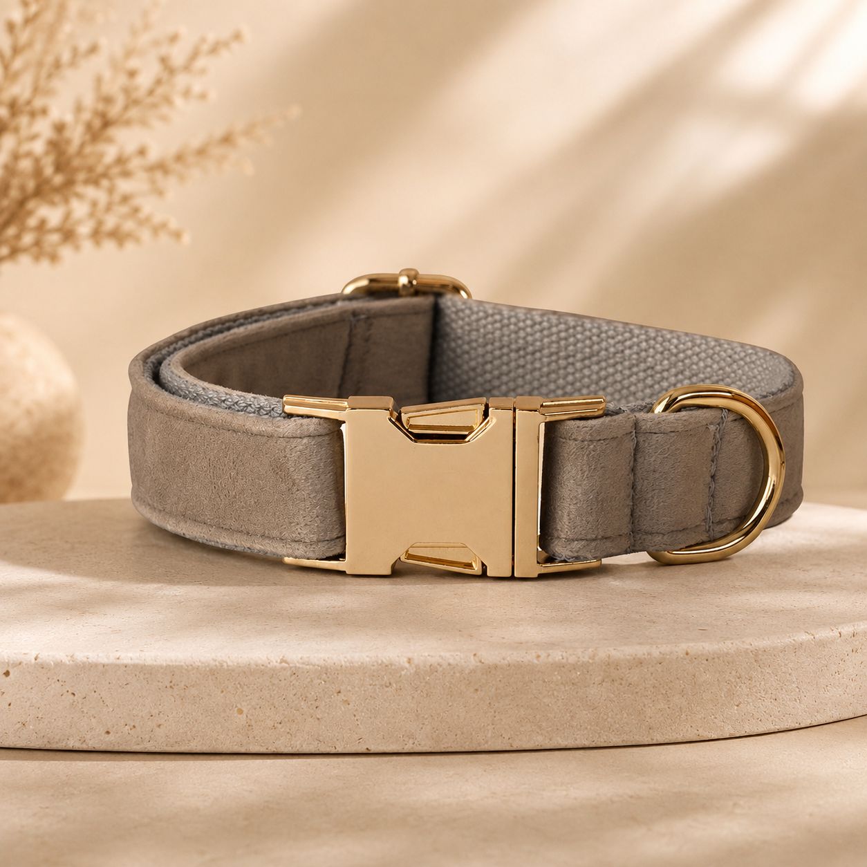 Pettorina Elegance Gold con Fiocco e Fiore per Cani