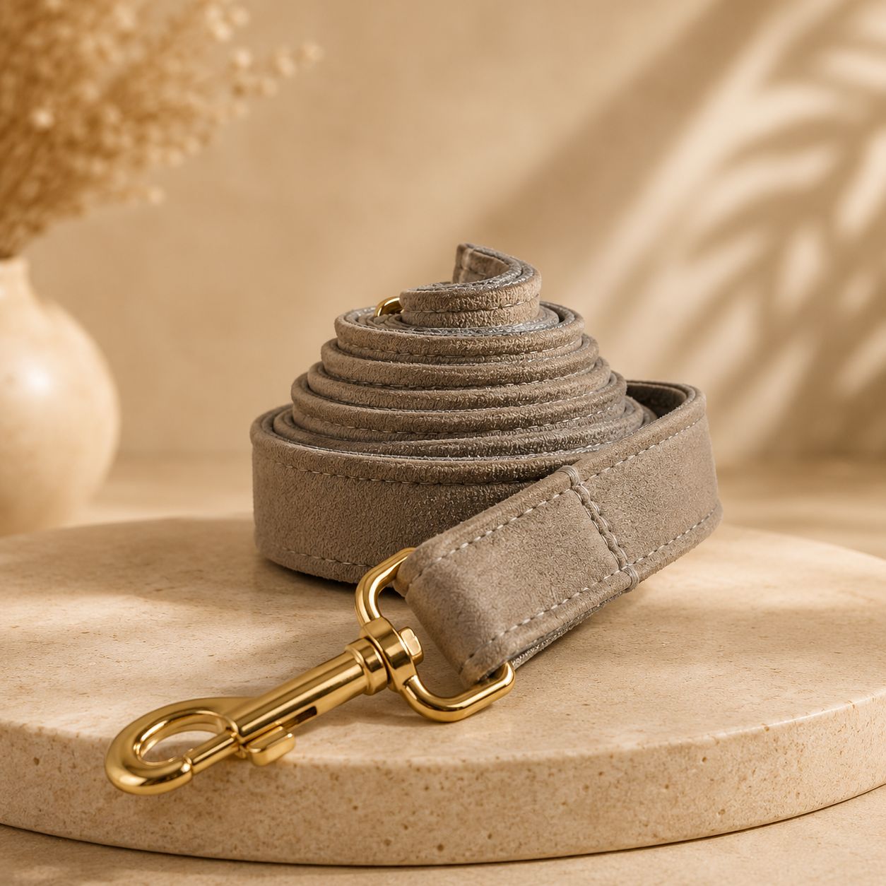 Pettorina Elegance Gold con Fiocco e Fiore per Cani