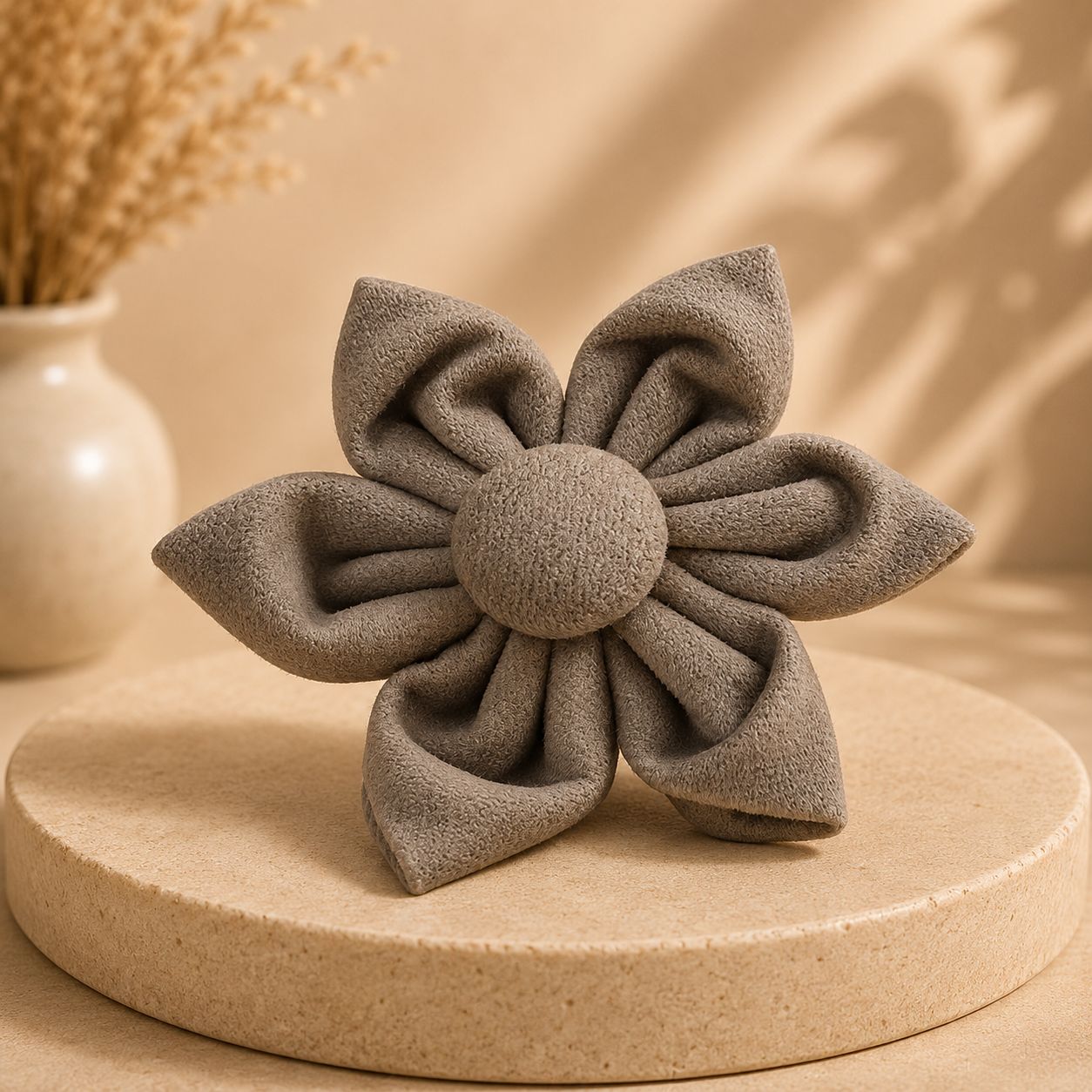 Pettorina Elegance Gold con Fiocco e Fiore per Cani