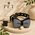 Collare Elegance Teddy con Fiocco e Guinzaglio Coordinato