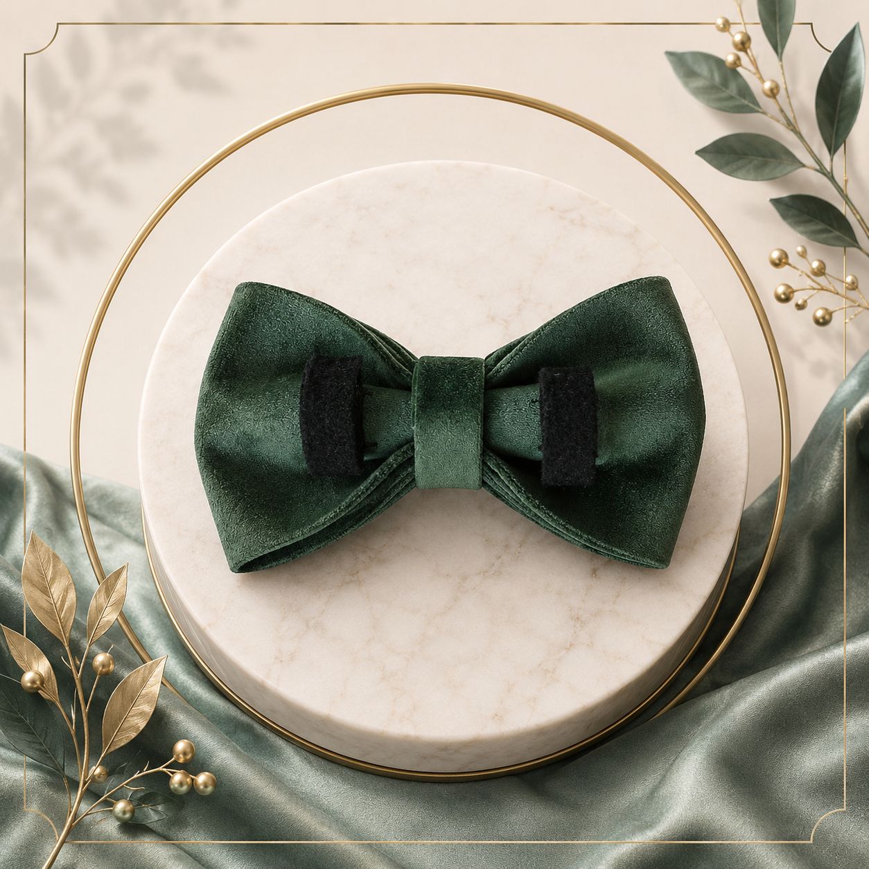 Collare e Guinzaglio Velvet Luxury per Cani – Eleganza Morbida con Dettagli Premium