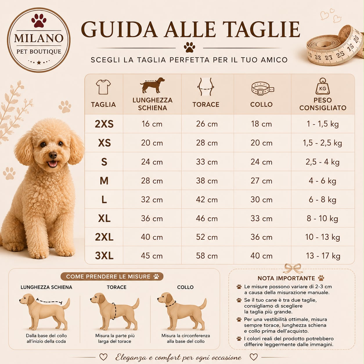 Vestitino Elegante per Cani Stile College con Colletto e Gonna Plissettata