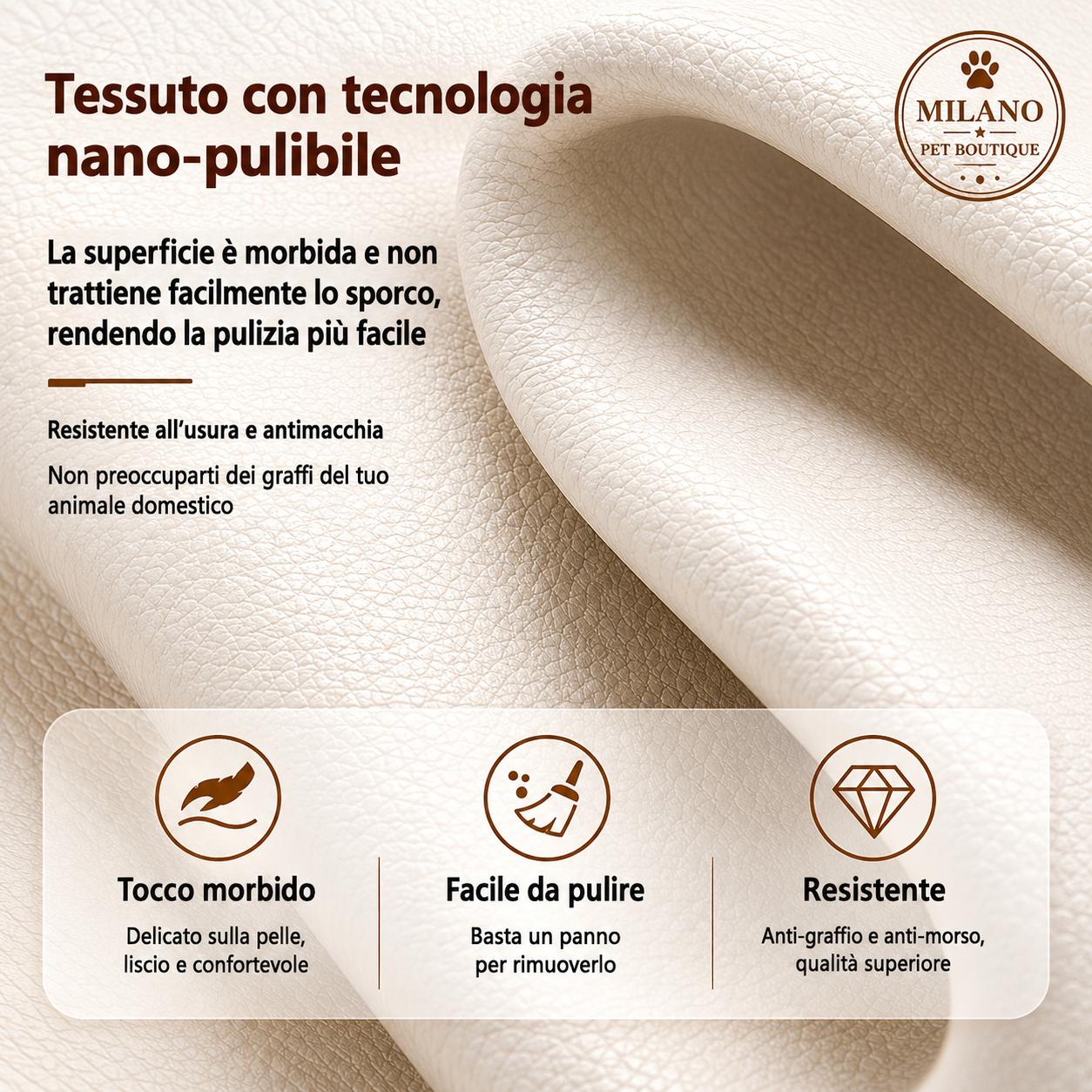 Cuccia Ortopedica Impermeabile per Cani– Comfort 4 Stagioni