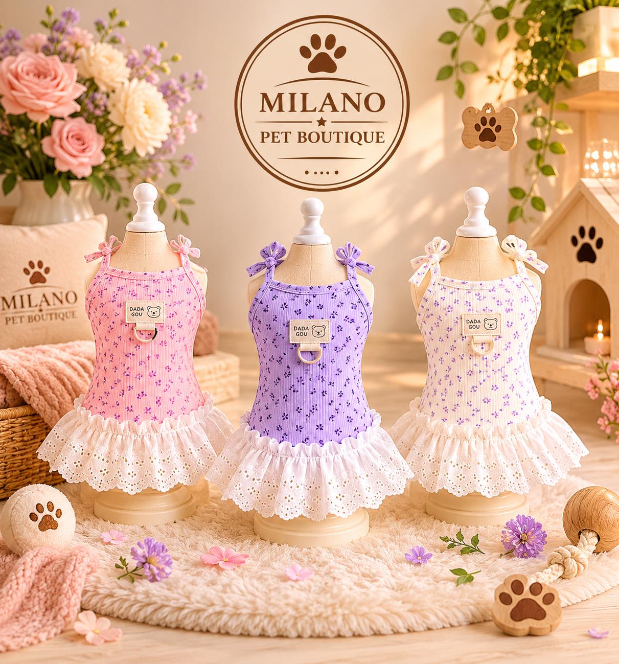 Vestitino Principessa per Cani – Abito Elegante in Cotone