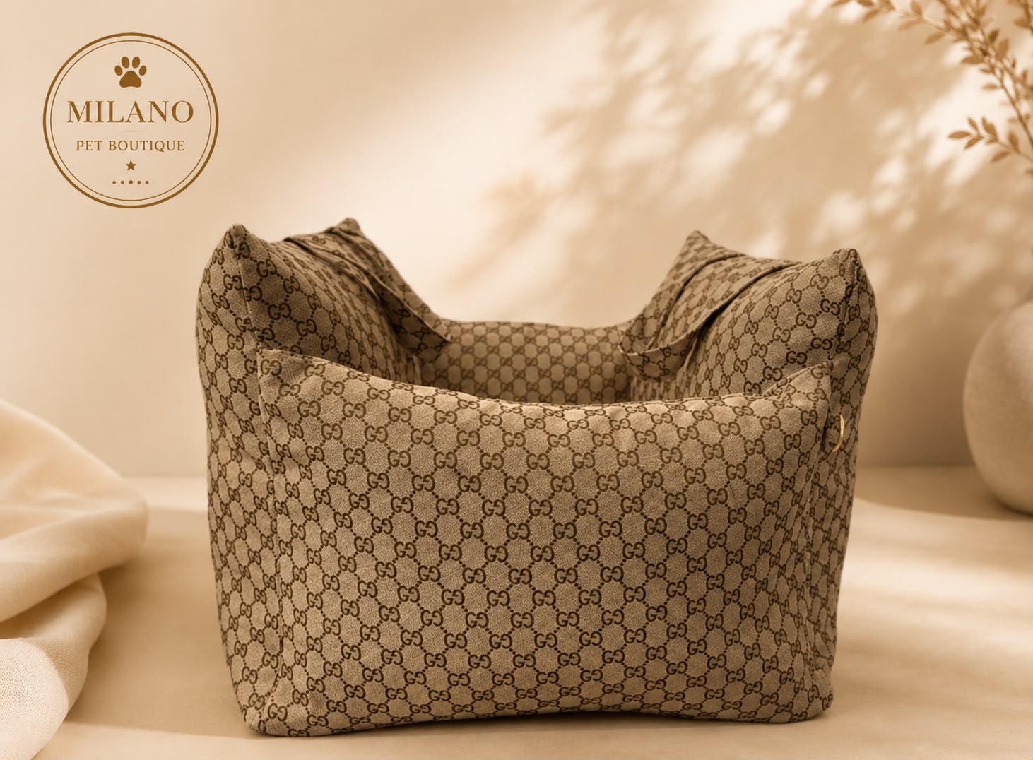 Seggiolino Auto Luxury per Cani – Cuccia da Viaggio Premium 50x55 cm